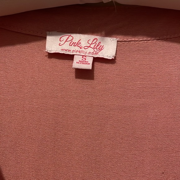 Pink Lily Ruffle Shirt - Picture 2 of 3